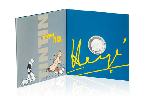Sarjakuvasankari Tintin hopeaeuro
