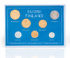Retrorahasarja Suomen käyttörahat vuodelta 1976
