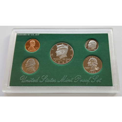 US Mint proof rahasarja 1995
