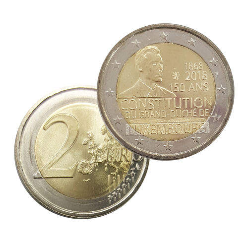 Luxemburg 2 euron erikoisraha 2018