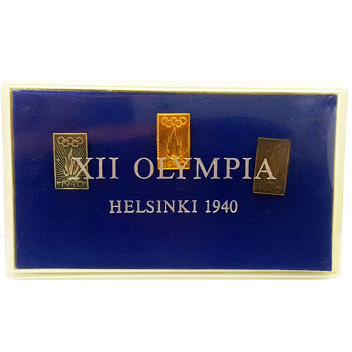 XII Olympialaiset Helsinki 1940 pinssit