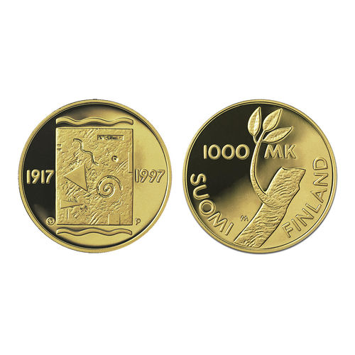 Suomen itsenäisyys 80v kultaraha