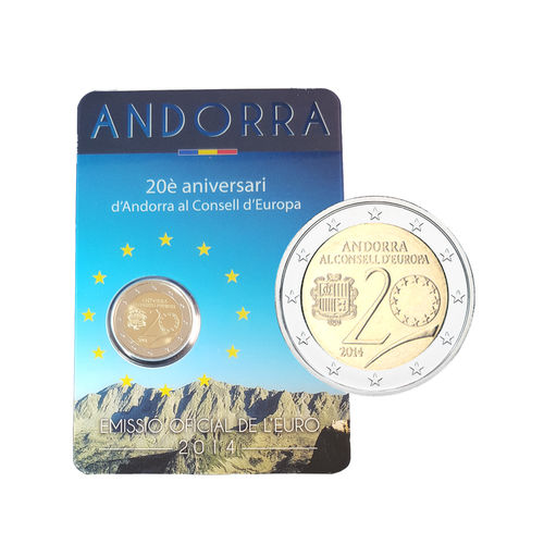 2€ erikoisraha Andorra 2014