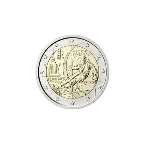 2 euroa erikoisraha Italia 2006 - Talviolympialaiset Torino
