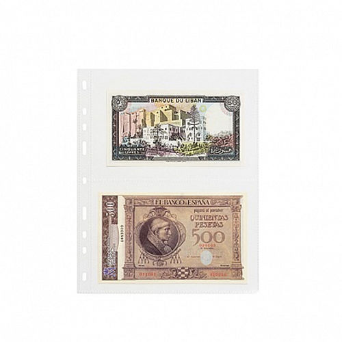 Sivupaketti Numismaatikko setelikansioon - kahdella taskulla