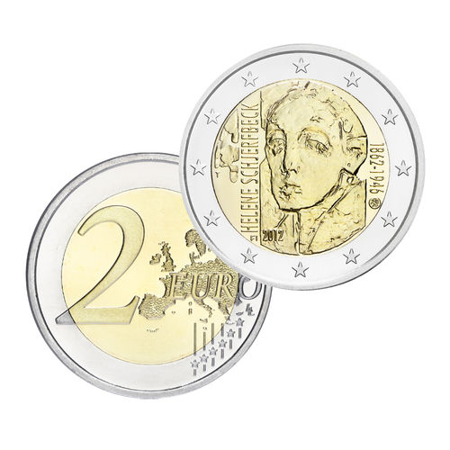 2 euro Suomi 2012 - Helene Schjerfbeck PROOF