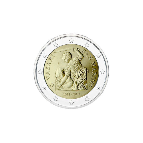 2 euroa San Marino 2011 - Giorgio Vasari