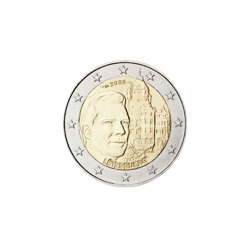 2 euroa Luxemburg 2008 - Suurherttua Henri ja Bergin linna