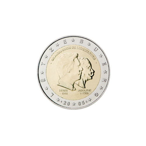2 euroa Luxemburg 2005 - Suurherttua Henri ja Adolphe