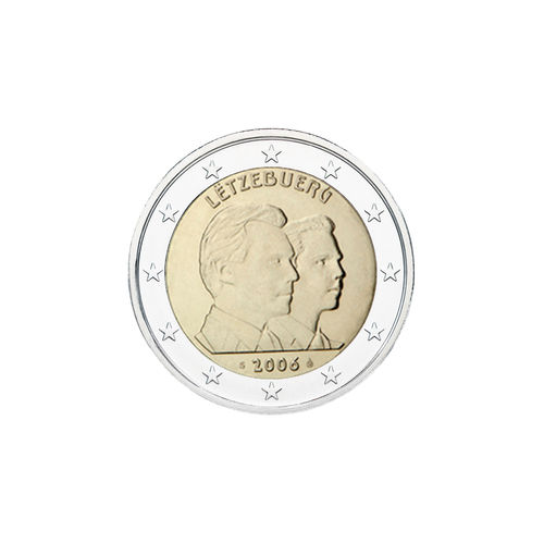2 euroa Luxemburg 2006 - 25-vuotis syntymäpäivä Guillaume