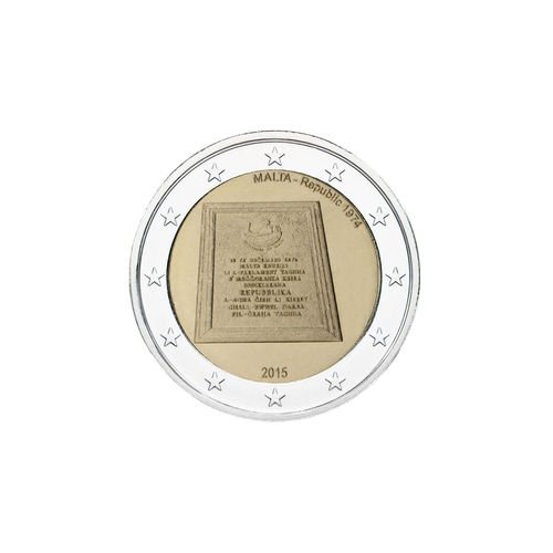 2 euroa Malta 2015 - Tasavalta 1974