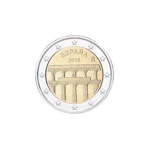 2 euroa Espanja 2016 - Segovian vanhakaupunki ja akvedukti