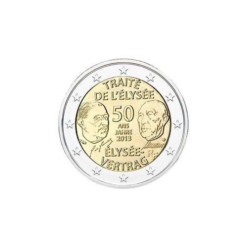 2 euroa Ranska 2013 - Élyséen sopimus 50 vuotta