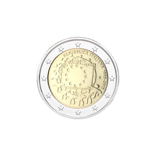 2 euroa Italia 2015 - EU-lippu 30v