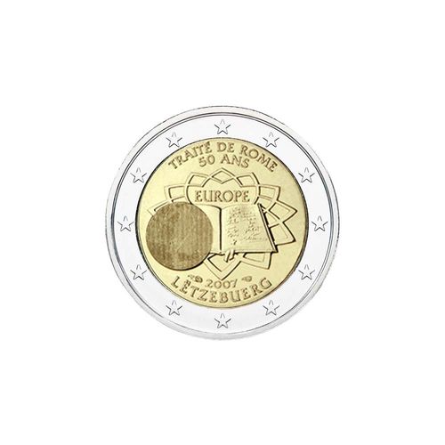 2 euroa Luxemburg 2007 - Rooman sopimus 50v