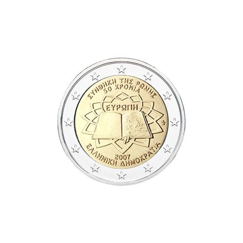 2 euroa Kreikka 2007 - Rooman sopimus 50v