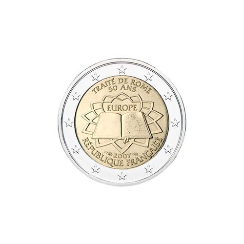 2 euroa Ranska 2007 - Rooman sopimus 50v