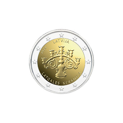 2 euroa Latvia 2020 - Keramiikka
