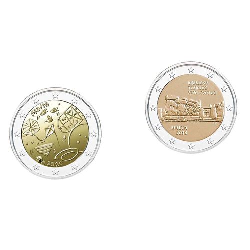 2 € Malta 2020 ja 2018