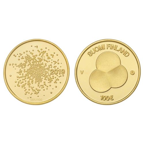 Suomen Hallitusmuoto 1919 kultaraha 2019