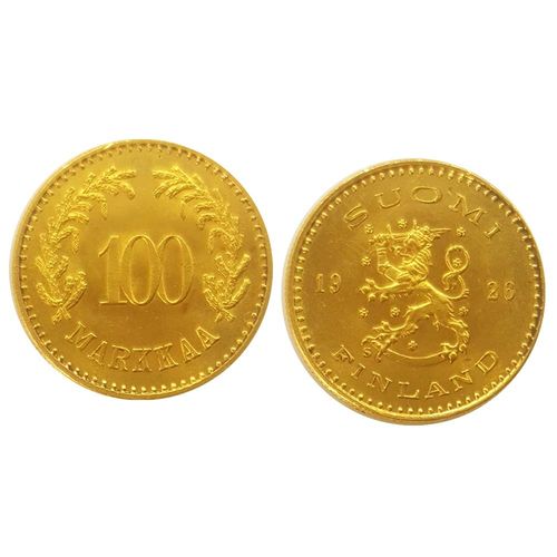 100 mk kultaraha 1926 Suomi - Finland