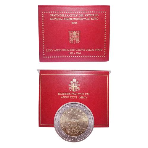 2 euroa Vatikaani 2004 - Vatikaanin ensimmäinen 2 euron erikoisraha