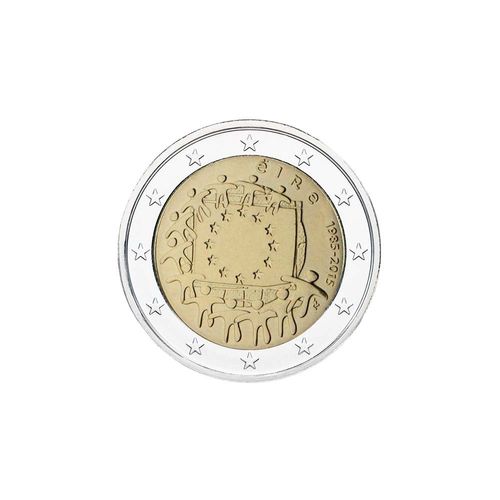 2 euroa Irlanti 2015 - EU-lippu 30v