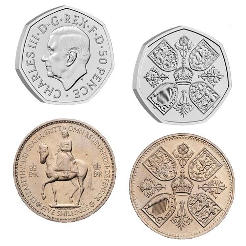 Iso-Britannian rahapaja kuninkaalliset ensilyönnit 1953 ja 2022