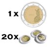 2 euroa Suomi 2023 SOTE ja 20 kpl kapseleita 2 euron rahoille