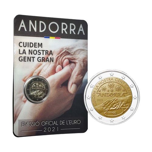 2 euro Andorra 2021 - Pidetään huolta eläkeläisistämme - MARRASKUUN ETUTUOTE